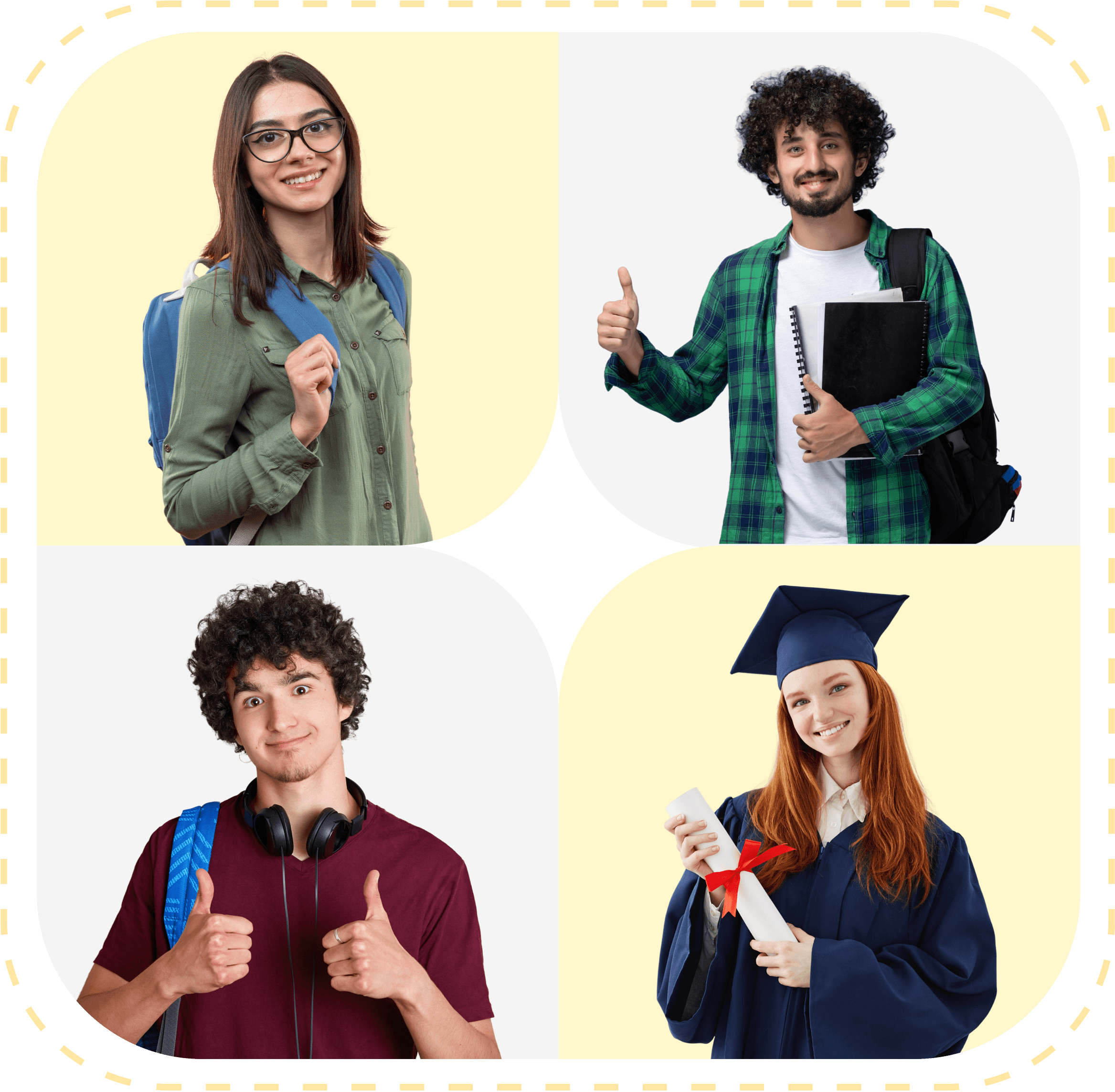 Students collage